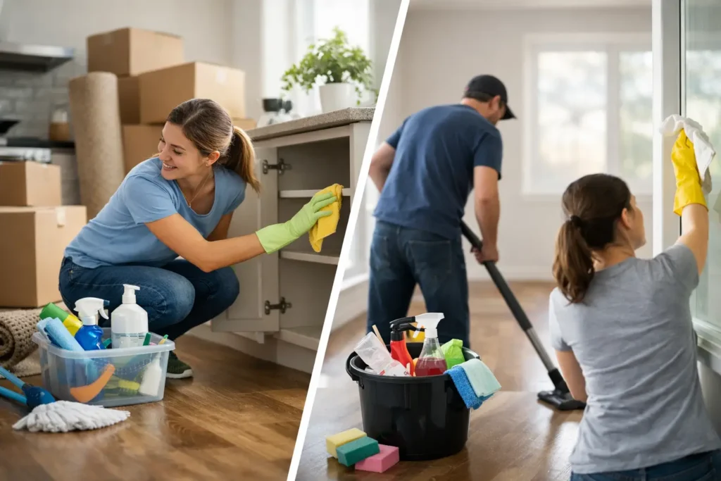 Move In vs Move Out Cleaning Explained