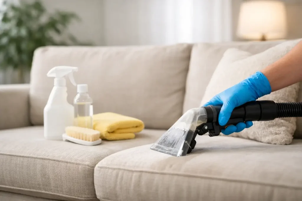 How to Clean Upholstery Safely Without Damage