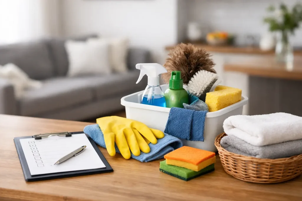 Weekly House Cleaning Checklist for Busy Homes