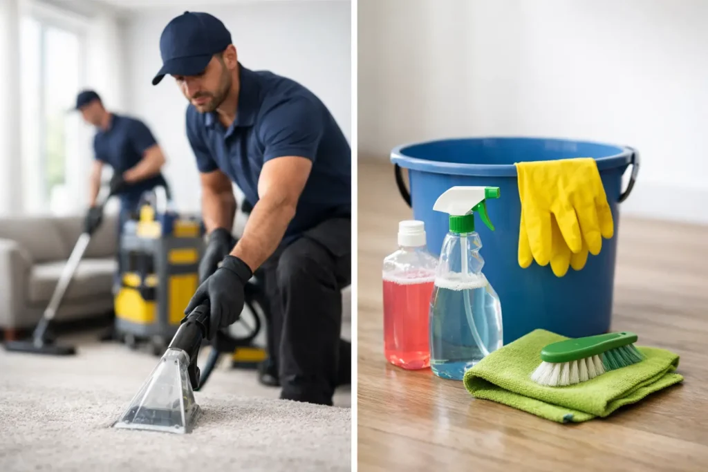 Professional Cleaning Versus DIY Cleaning Compared