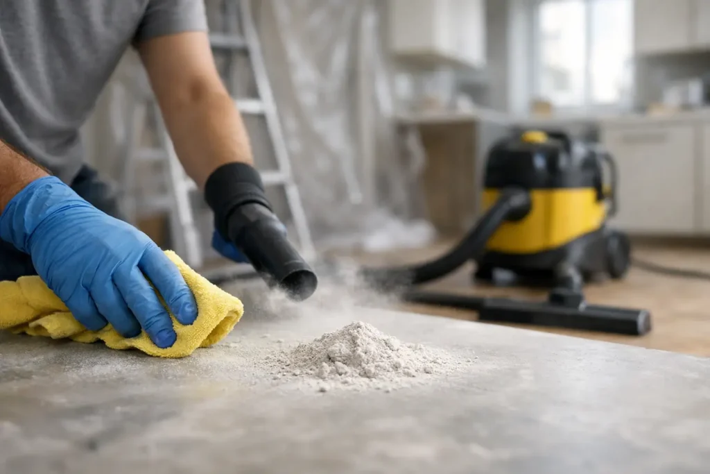 How to Remove Construction Dust Without Spreading It