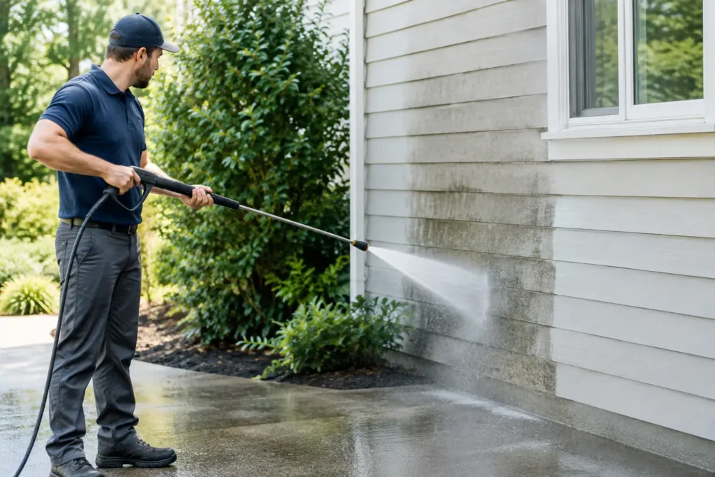 Pressure Washing for Property Maintenance