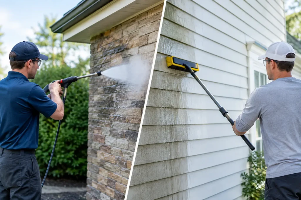 Pressure Washing vs Soft Washing: Which Is Best?